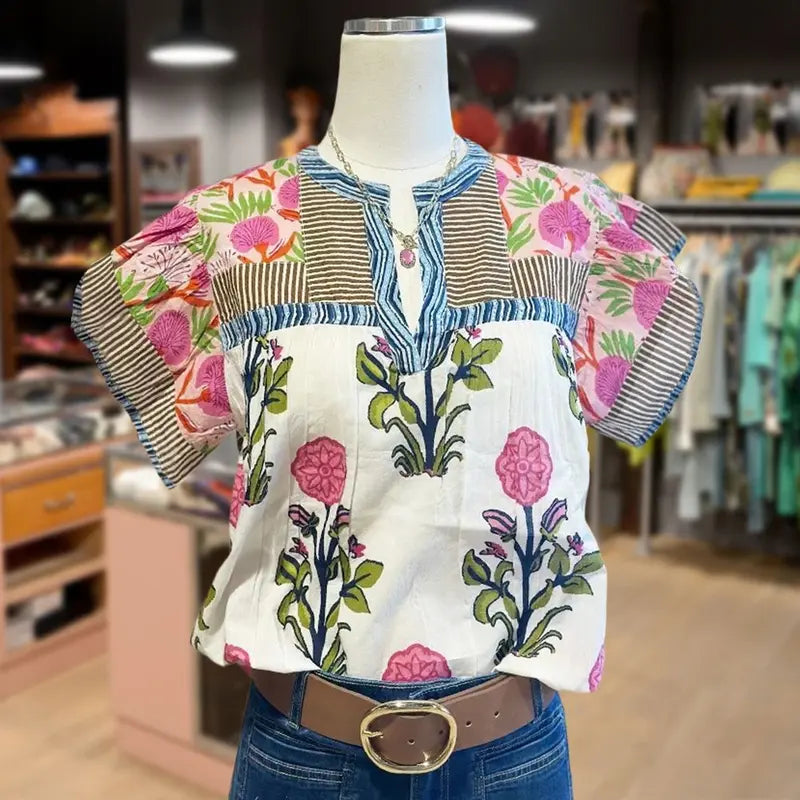Selena Meadow Blouse