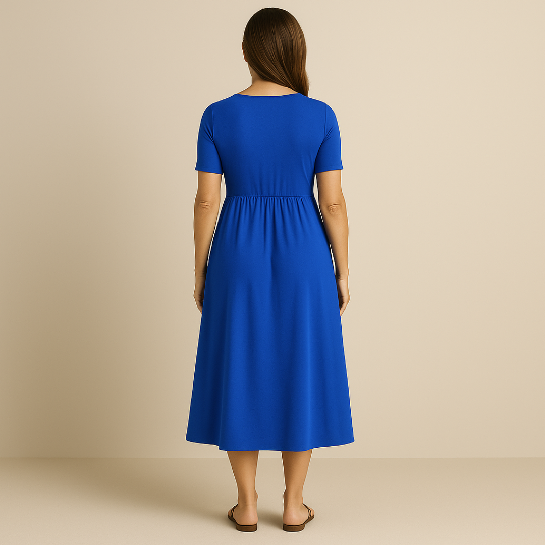 ANNELIES – AIRY A-LINE MAXI DRESS