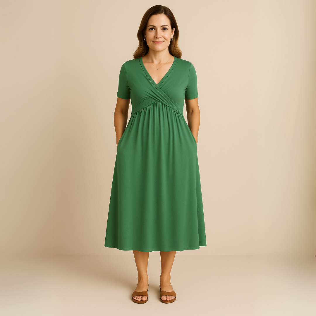 ANNELIES – AIRY A-LINE MAXI DRESS