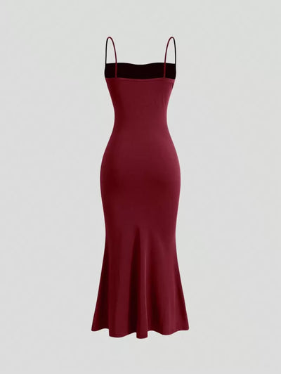 Elegant Spaghetti Strap Maxi