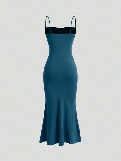 Elegant Spaghetti Strap Maxi