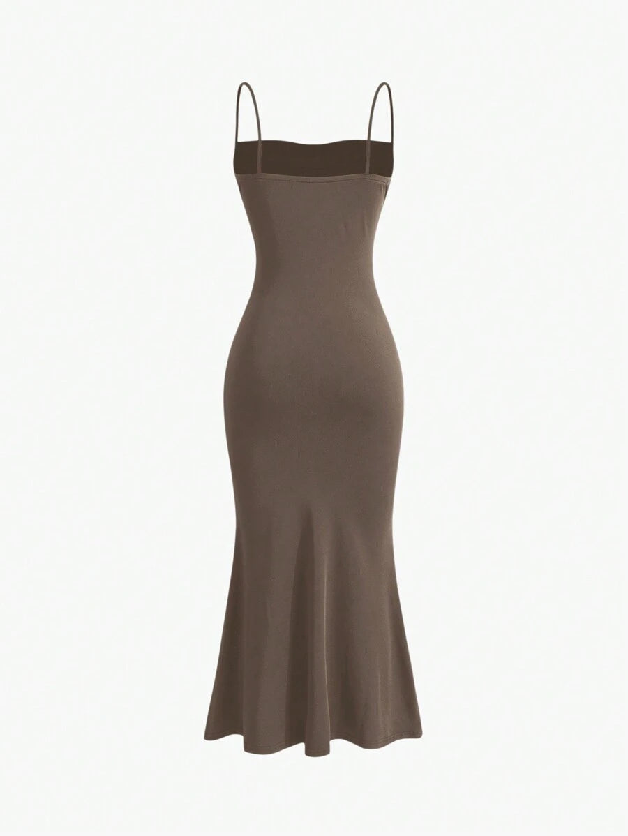 Elegant Spaghetti Strap Maxi