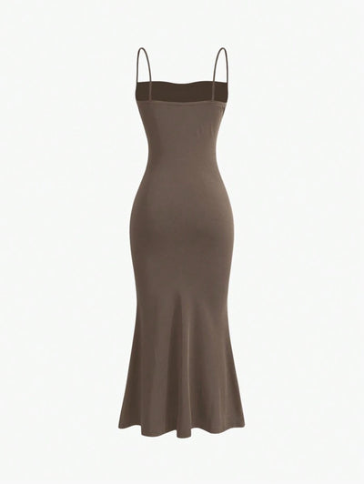 Elegant Spaghetti Strap Maxi