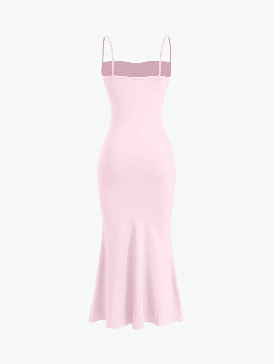 Elegant Spaghetti Strap Maxi