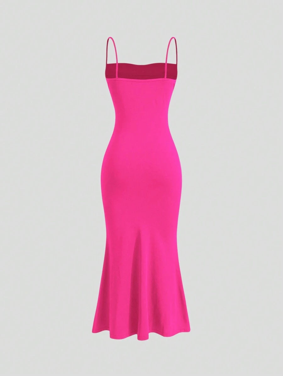 Elegant Spaghetti Strap Maxi