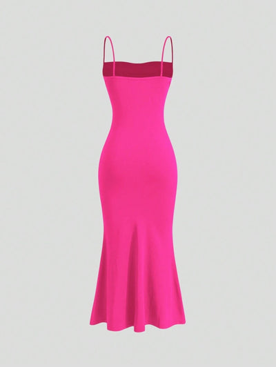 Elegant Spaghetti Strap Maxi