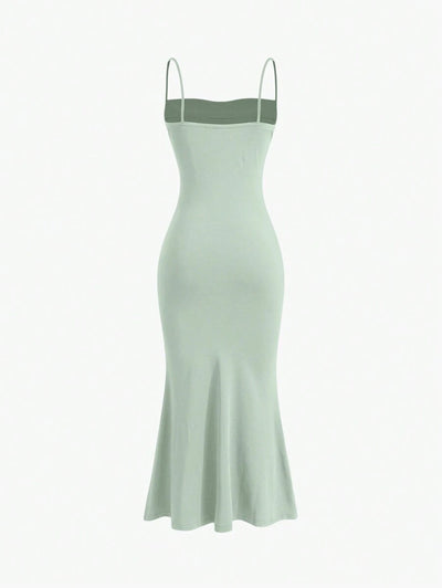 Elegant Spaghetti Strap Maxi