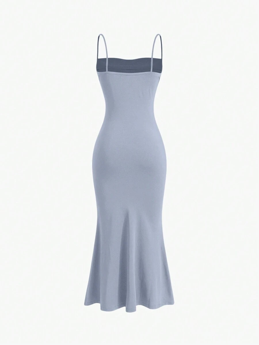 Elegant Spaghetti Strap Maxi