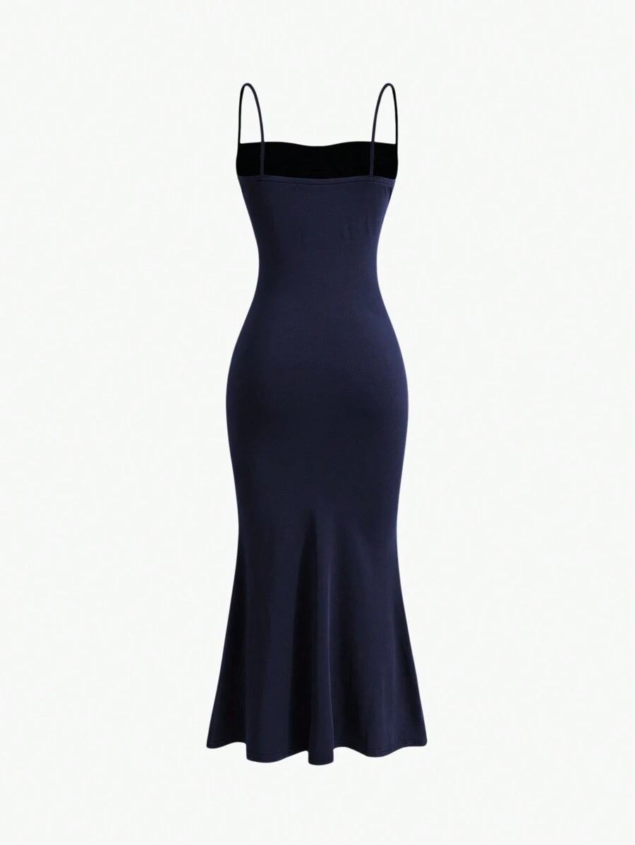 Elegant Spaghetti Strap Maxi
