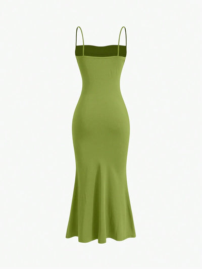 Elegant Spaghetti Strap Maxi