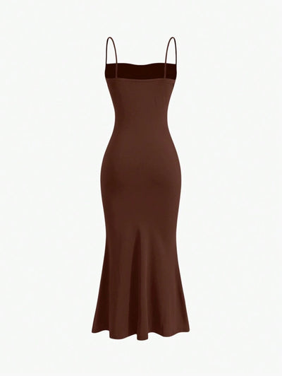 Elegant Spaghetti Strap Maxi