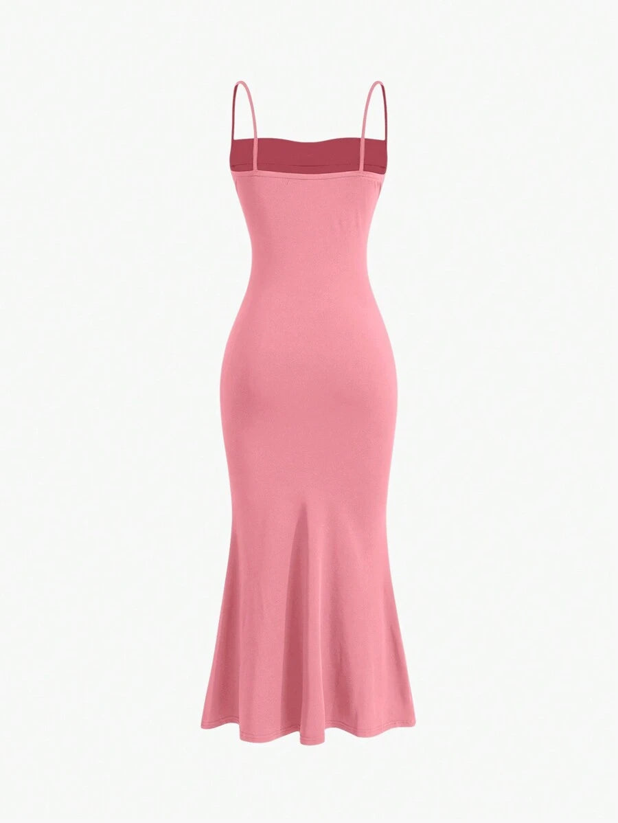 Elegant Spaghetti Strap Maxi