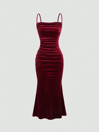 Elegant Spaghetti Strap Maxi