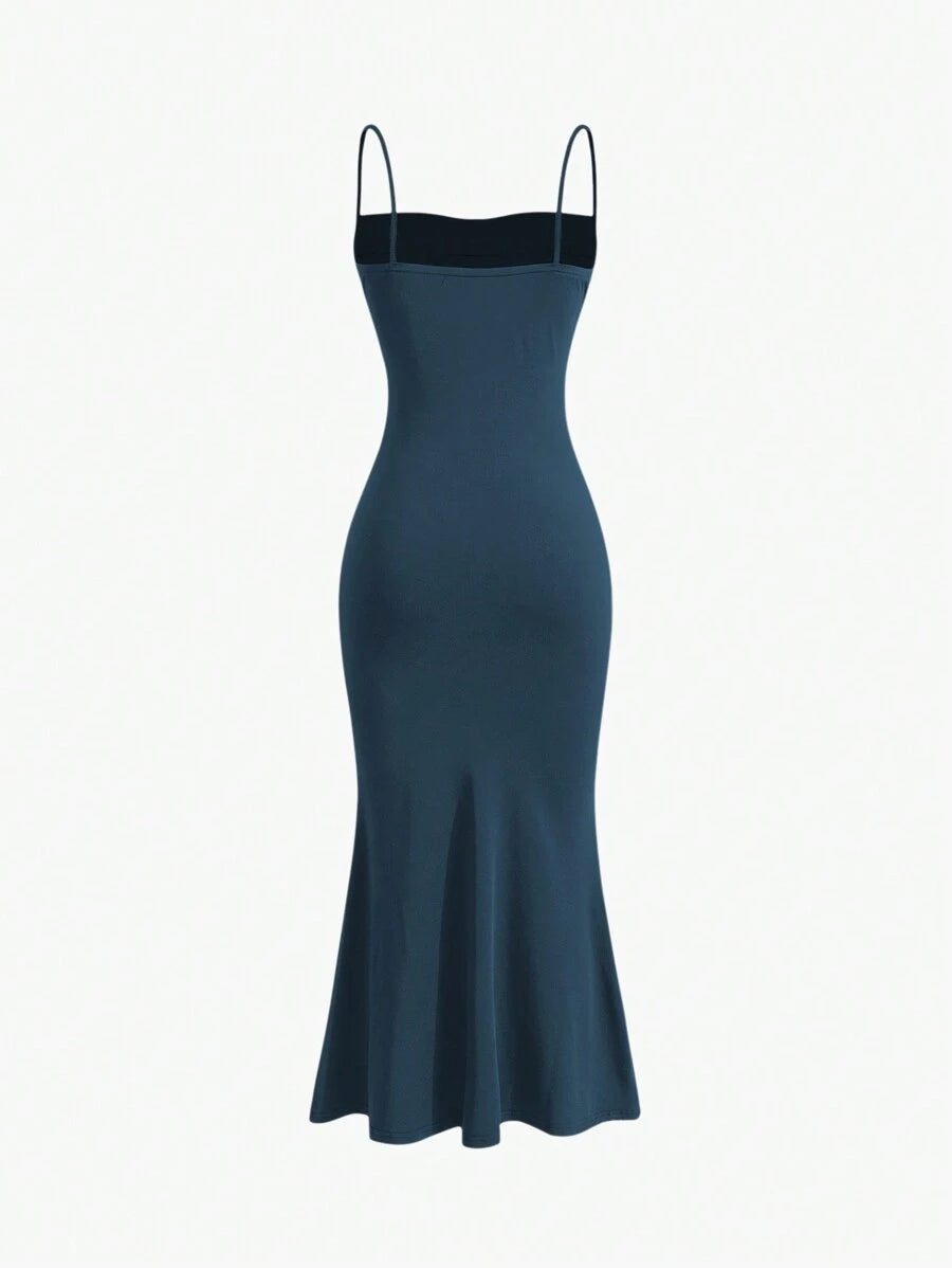 Elegant Spaghetti Strap Maxi