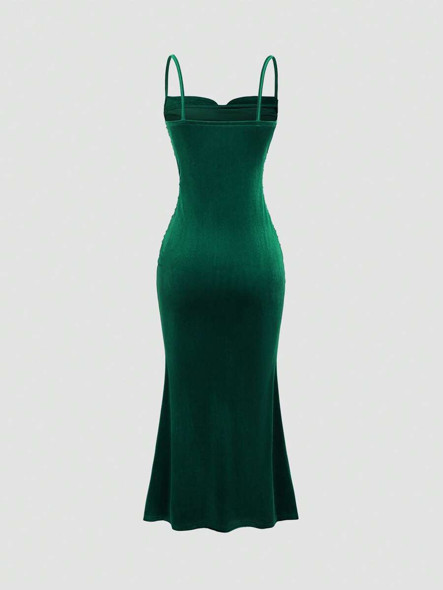 Elegant Spaghetti Strap Maxi