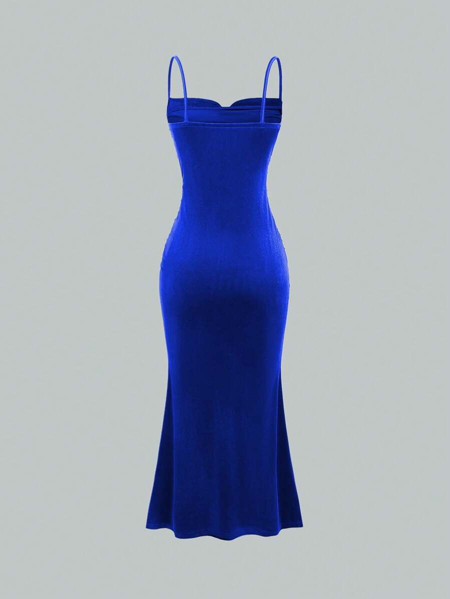 Elegant Spaghetti Strap Maxi