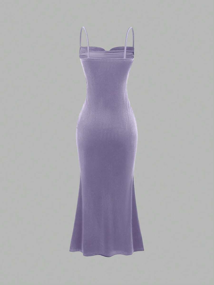 Elegant Spaghetti Strap Maxi