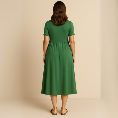 ANNELIES – AIRY A-LINE MAXI DRESS