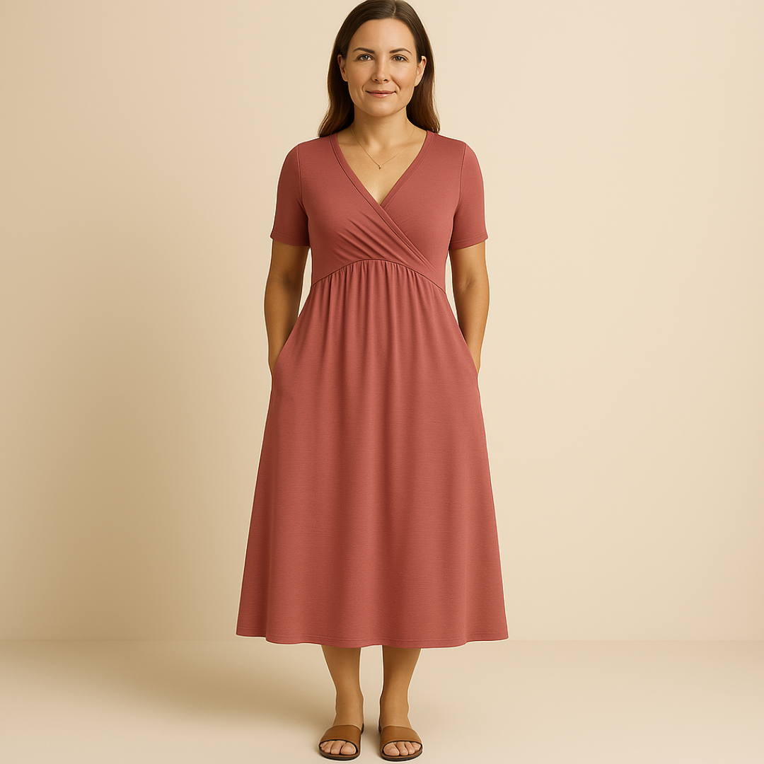 ANNELIES – AIRY A-LINE MAXI DRESS