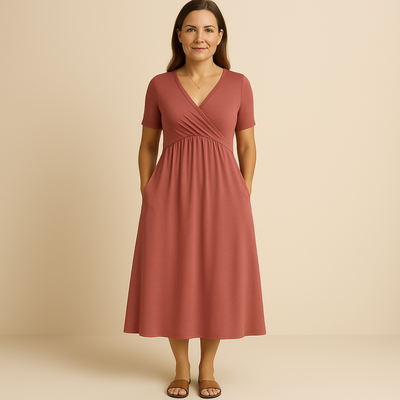 ANNELIES – AIRY A-LINE MAXI DRESS