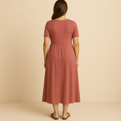ANNELIES – AIRY A-LINE MAXI DRESS