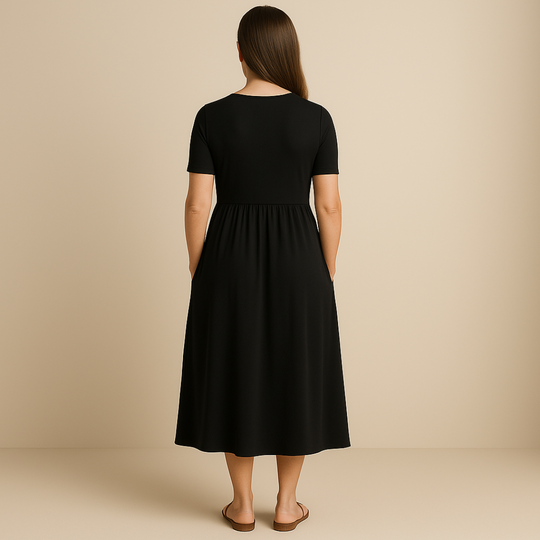 ANNELIES – AIRY A-LINE MAXI DRESS