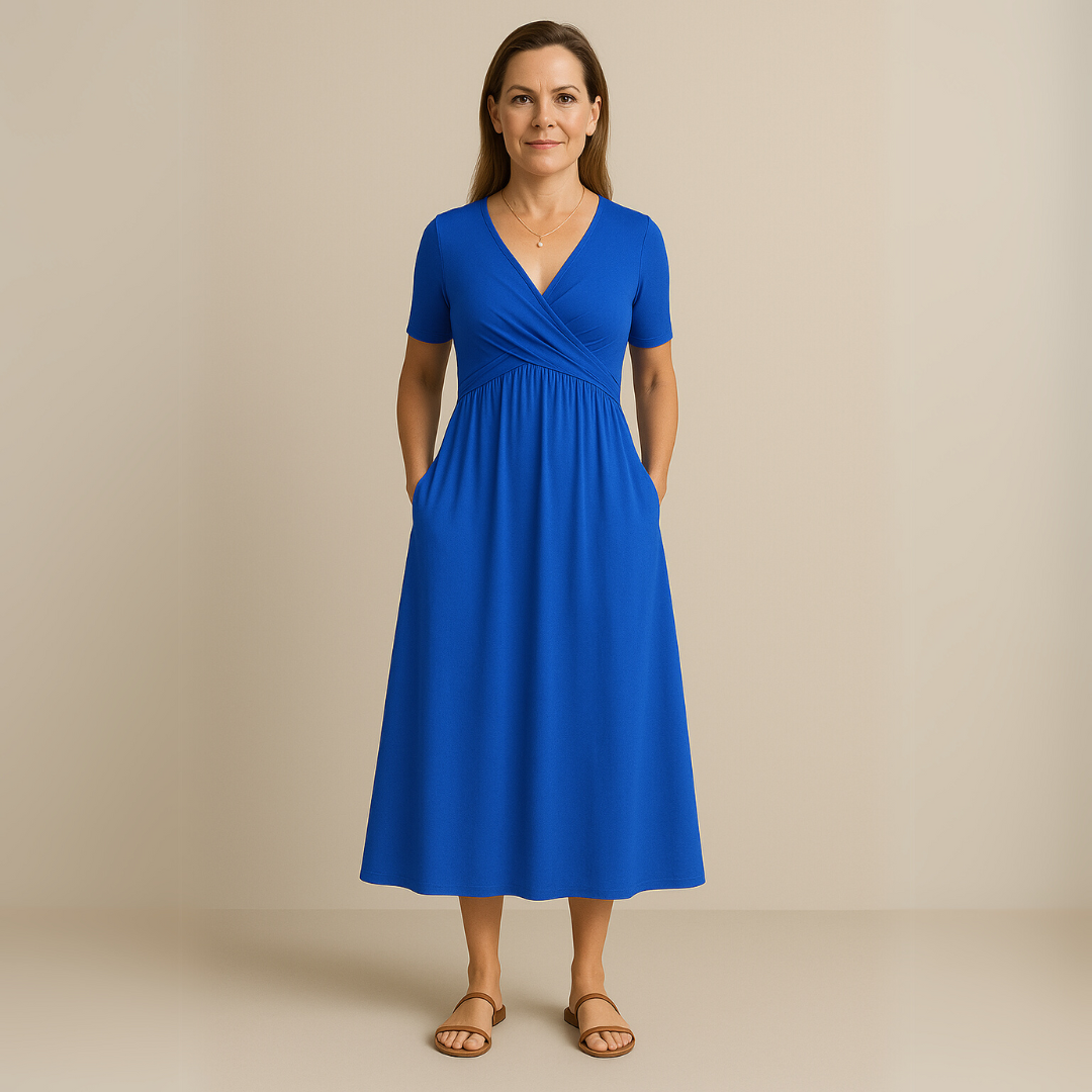 ANNELIES – AIRY A-LINE MAXI DRESS