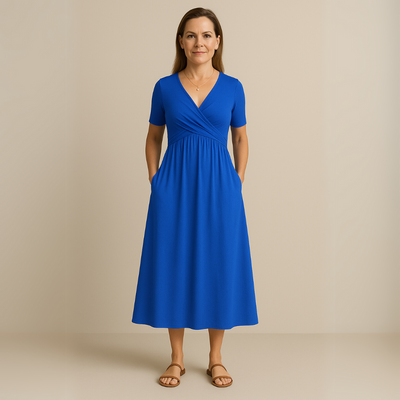 ANNELIES – AIRY A-LINE MAXI DRESS