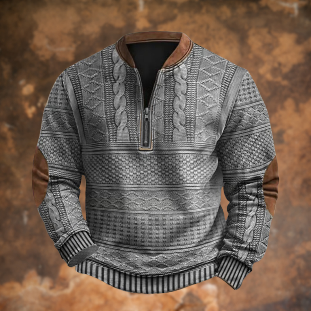 NordicForge™ Heritage Zip Sweater