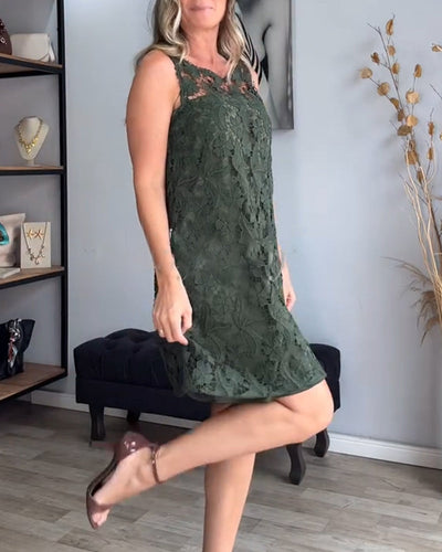 Dress Sleeveless Cut Out Fashion