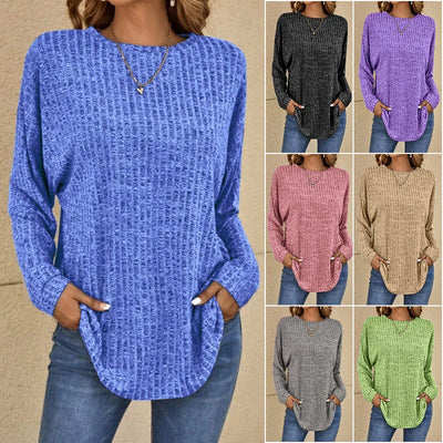 Casual long-sleeved top