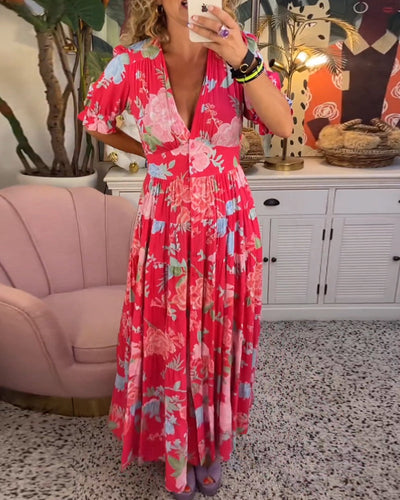 Tessa - floral print dress with pockets