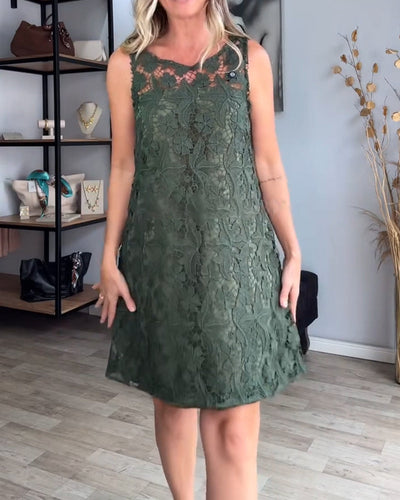 Dress Sleeveless Cut Out Fashion