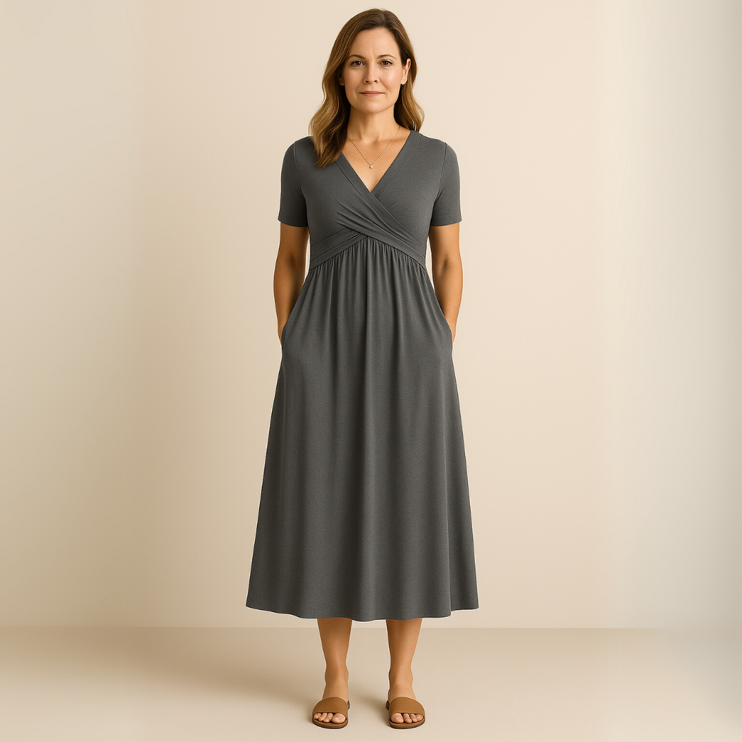 ANNELIES – AIRY A-LINE MAXI DRESS