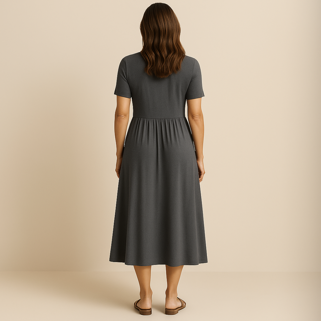 ANNELIES – AIRY A-LINE MAXI DRESS