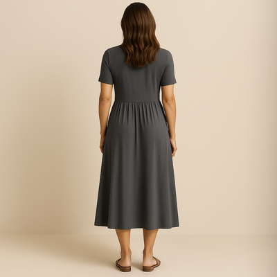 ANNELIES – AIRY A-LINE MAXI DRESS