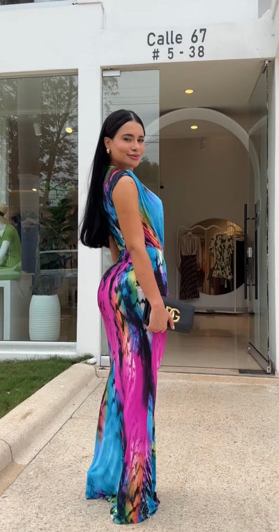 Blue dress