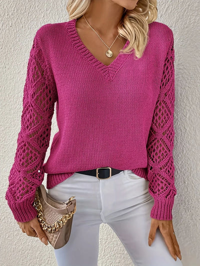 Crimson Willow Sweater