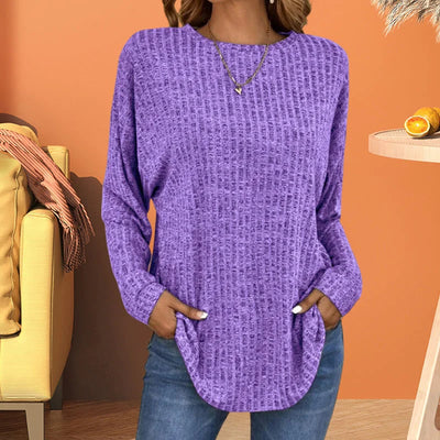 Casual long-sleeved top