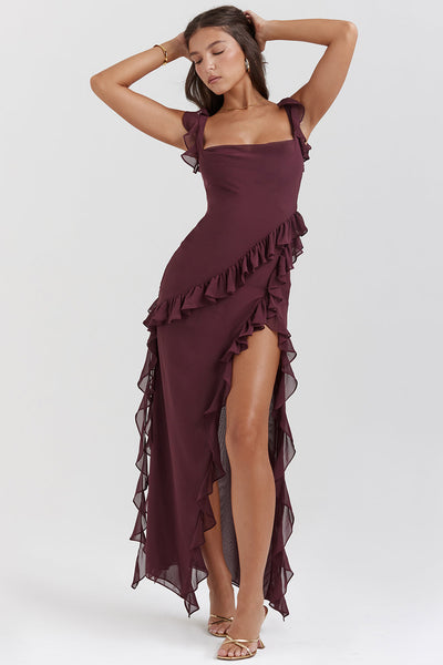 Arielle Ruffle Maxi Dress