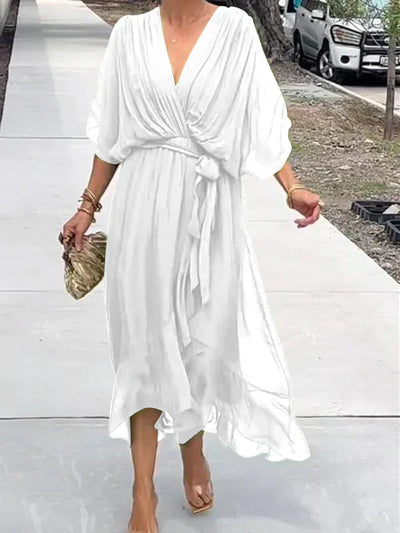 Monica™ | Women’s V-Neck Chiffon Dress