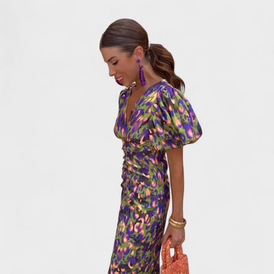 Lily – Tropical Fire Dress