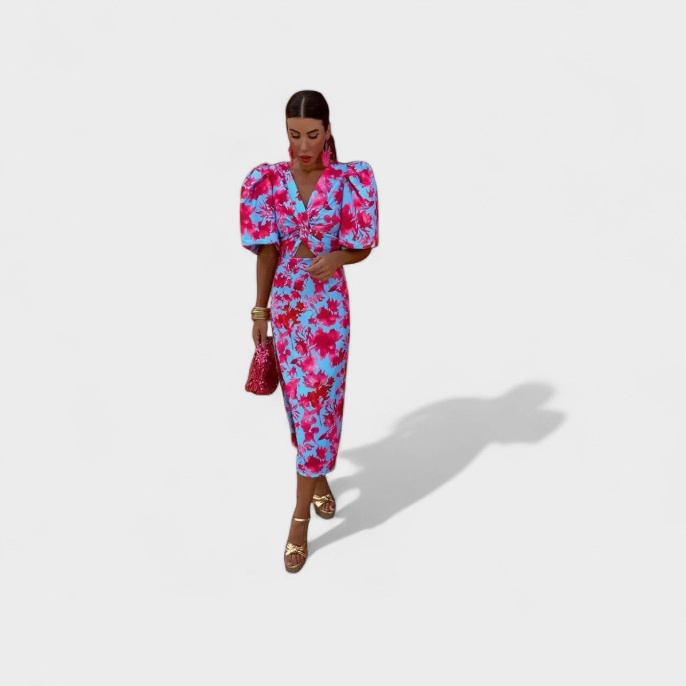 Lily – Tropical Fire Dress