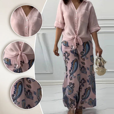 Pinas™ | Elegant casual cotton set