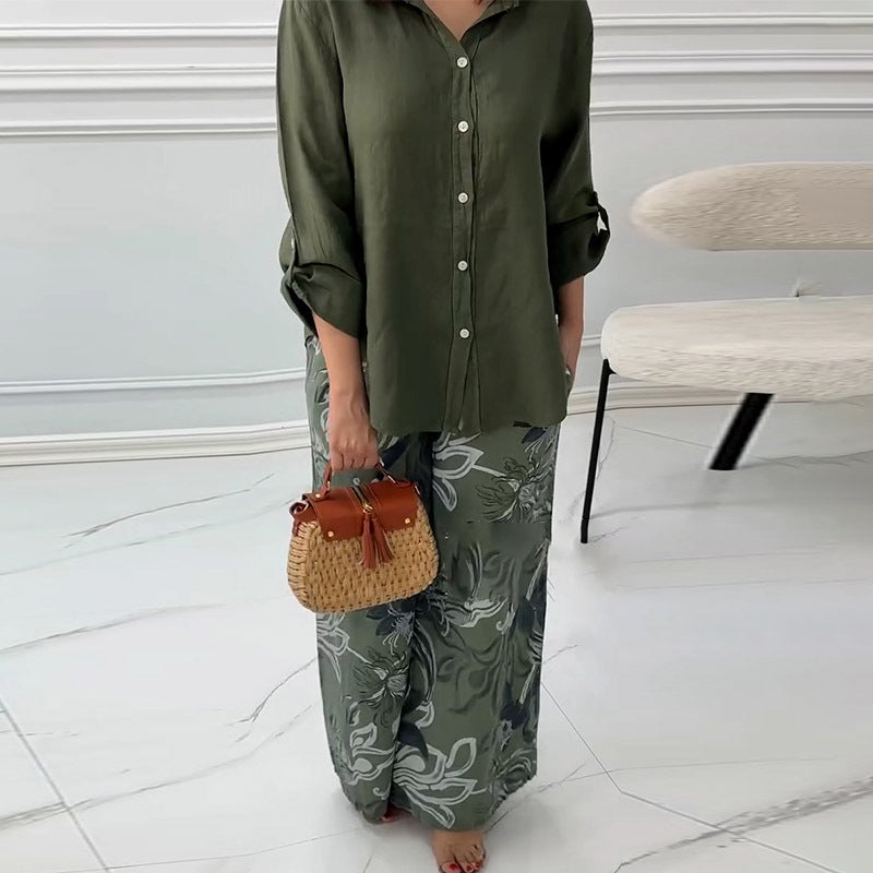 Pinas™ | Elegant casual cotton set