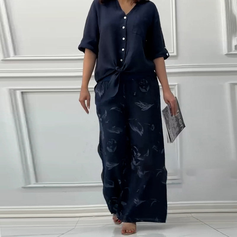 Pinas™ | Elegant casual cotton set