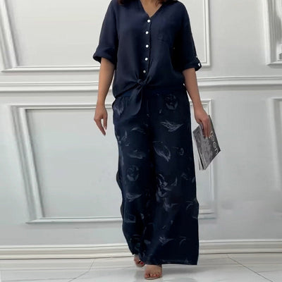 Pinas™ | Elegant casual cotton set