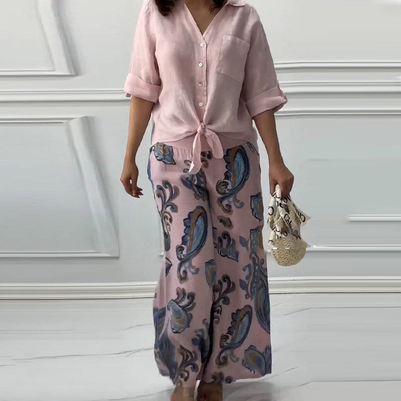 Pinas™ | Elegant casual cotton set