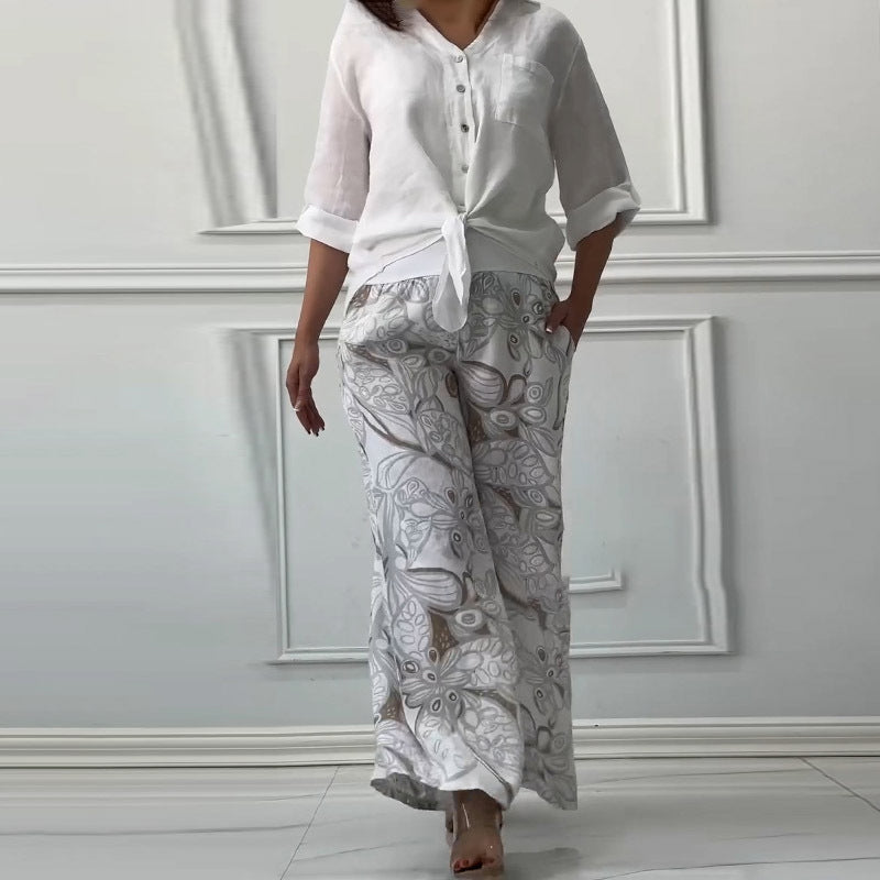 Pinas™ | Elegant casual cotton set