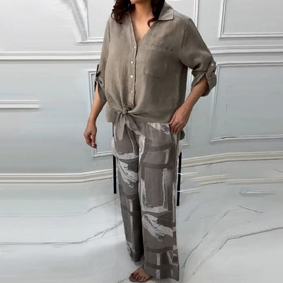 Pinas™ | Elegant casual cotton set